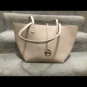 Large cream BCBG tote